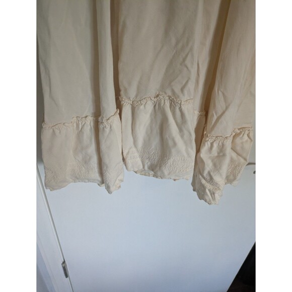 Anthropologie Zehavale Norrbotten Dress Copper Red Pink Embroidery Beaded Size 6 - Picture 3 of 11